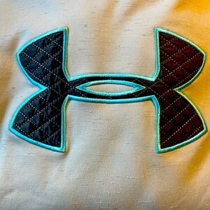 Woman’s small light blue Under Armour hoodie. Comfortable sweatshirt Small
